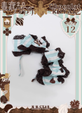 Nnstar Royal Chocolate Sweet Lolita Dress, Headbow and Badge