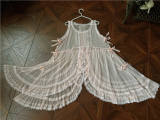 Sweet Dreamer A Summer of Blue Snowflakes Mesh Overdress