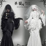 LeMiroir Saint Follower Lolita Skirt and Top and Cardigan