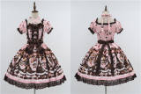 Nnstar Royal Chocolate Sweet Lolita Dress, Headbow and Badge