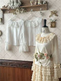 Sweet Dreamer Antique Wall Ruffle Collar Lolita Blouse