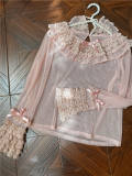 Sweet Dreamer Antique Wall Ruffle Collar Lolita Blouse