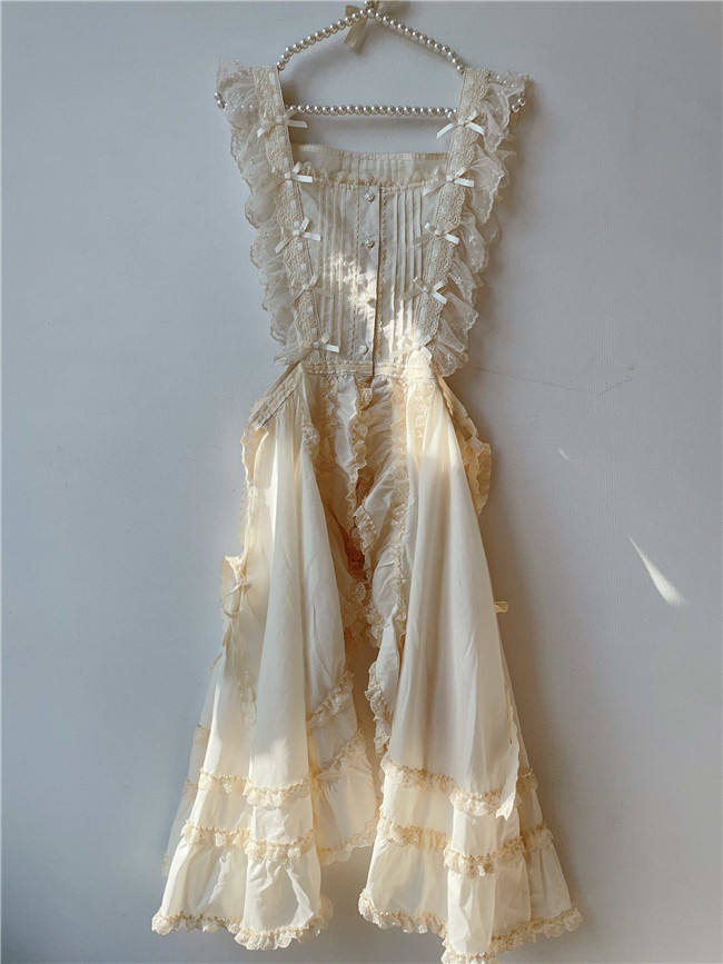 Sweet Dreamer Lace Bowknots Lolita Apron