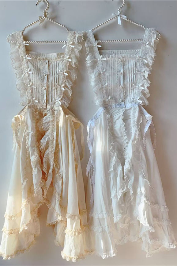 Sweet Dreamer Lace Bowknots Lolita Apron
