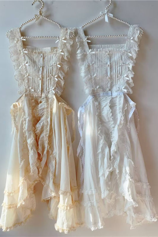 Sweet Dreamer Lace Bowknots Lolita Apron