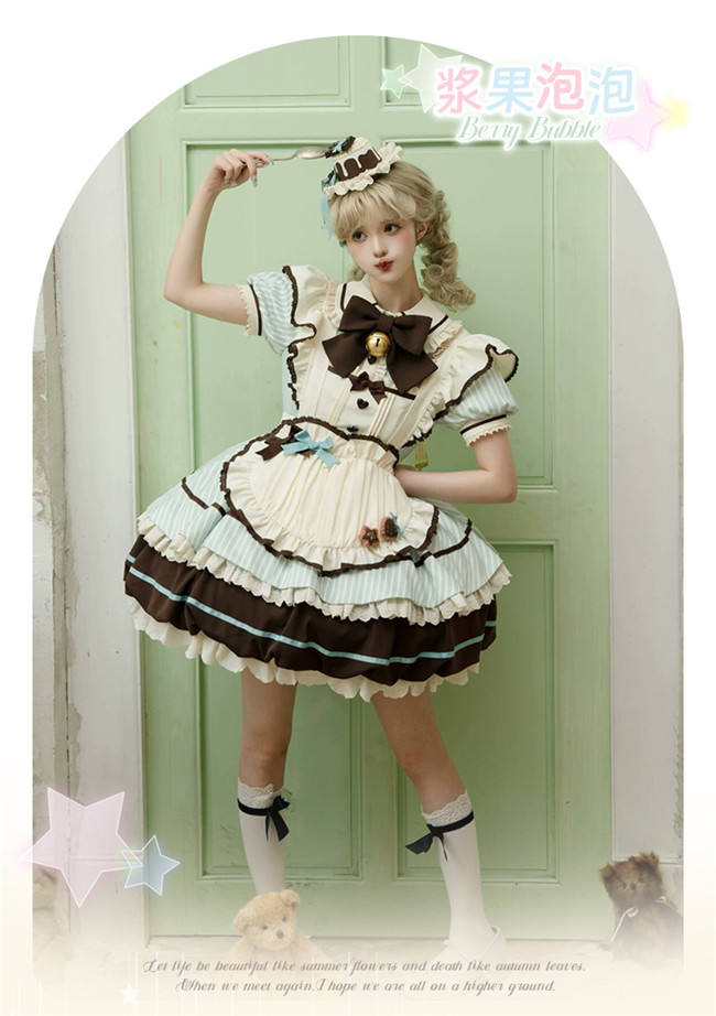 Berry Bubble Sweet Lolita Dress and Accessories