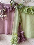 Sweet Dreamer Antique Wall Ruffle Collar Lolita Blouse