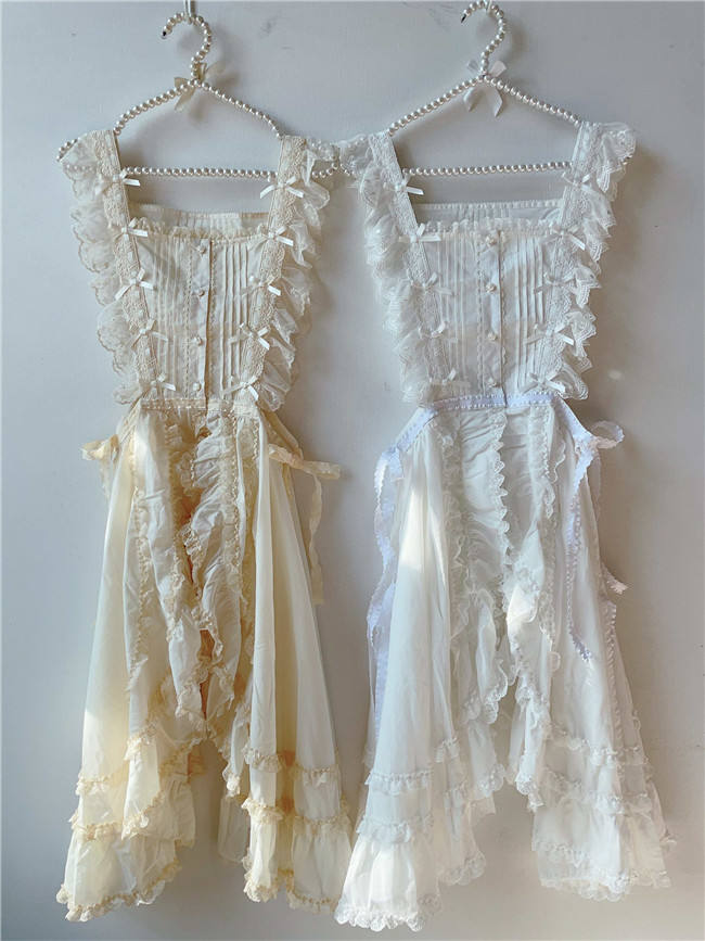 Sweet Dreamer Lace Bowknots Lolita Apron