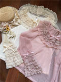 Sweet Dreamer Antique Wall Ruffle Collar Lolita Blouse