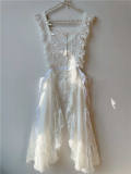 Sweet Dreamer Lace Bowknots Lolita Apron