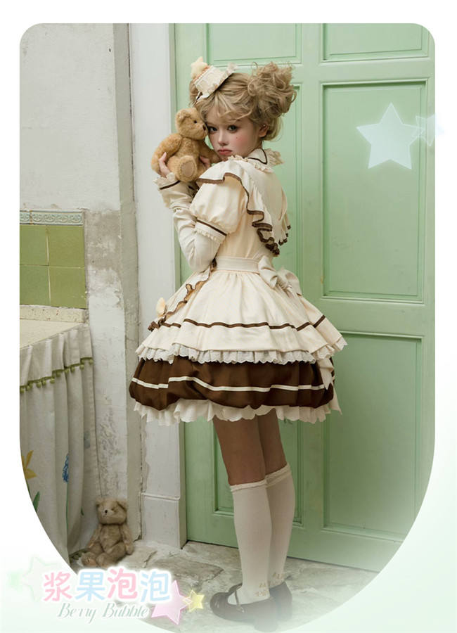 Berry Bubble Sweet Lolita Dress and Accessories