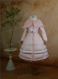 The Rabbit Hole Tailor White Duck Down Fur Collar Long Coat