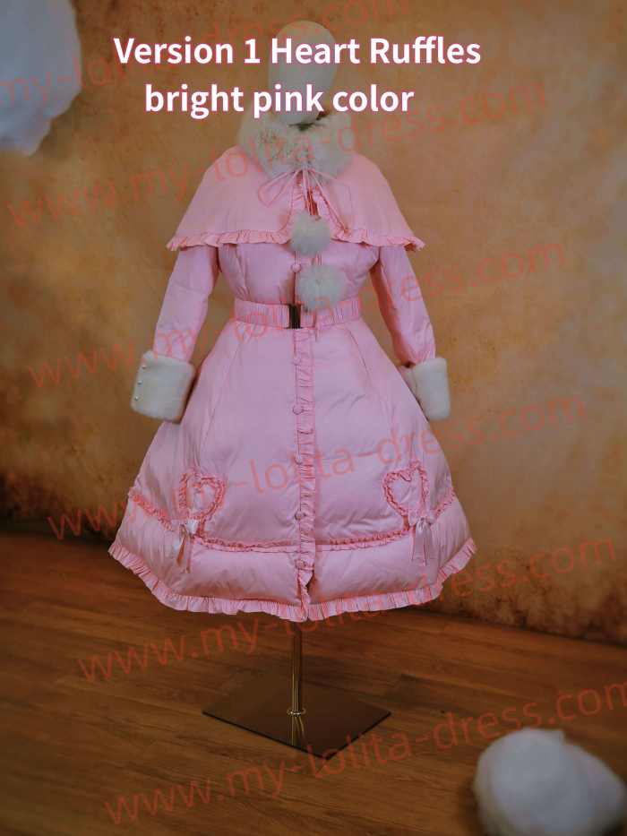 Commission The Rabbit Hole Tailor White Duck Down Fur Collar Long Coat
