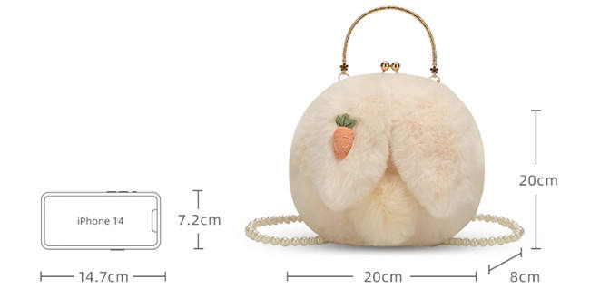 Sweet Bunny Plush Bag
