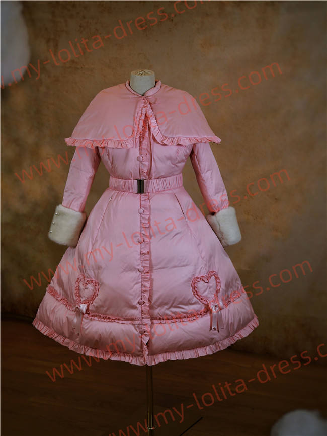 Commission The Rabbit Hole Tailor White Duck Down Fur Collar Long Coat