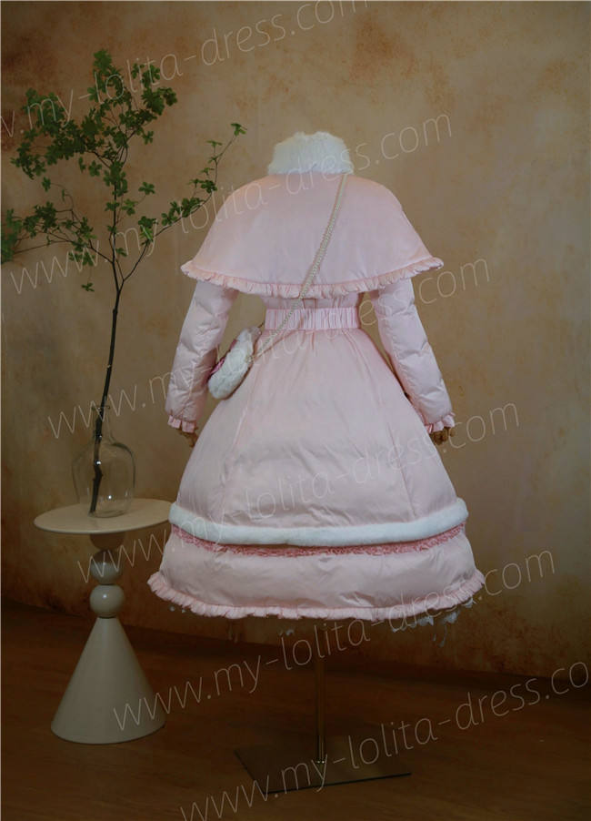 Commission The Rabbit Hole Tailor White Duck Down Fur Collar Long Coat