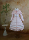 The Rabbit Hole Tailor White Duck Down Fur Collar Long Coat