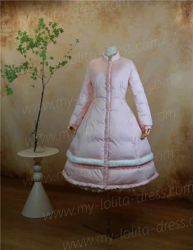 Commission The Rabbit Hole Tailor White Duck Down Fur Collar Long Coat