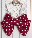 Boguta Bow Shaped Lolita Bag 2 Wear Ways - Ready Made