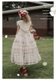 Honey Machine Ripe Cherry Classic Lolita Dress, Overdress, Hat and Bonnet