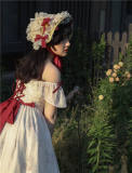 Little Rose Plus Size Lolita Dress and Hat