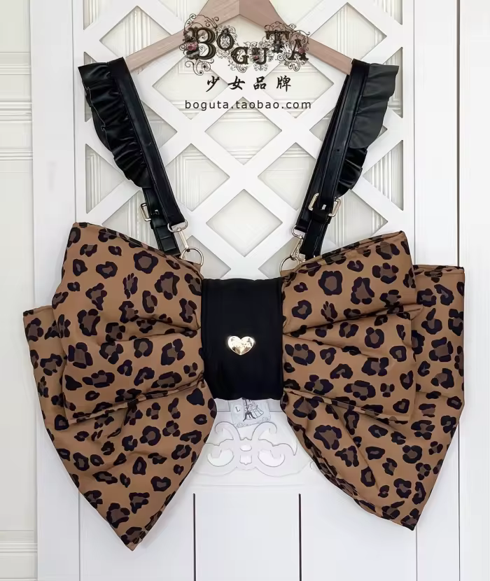 Boguta Bow Shaped Lolita Bag 2 Wear Ways - Ready Made