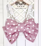 Boguta Bow Shaped Lolita Bag 2 Wear Ways - Ready Made