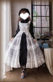 Think Fly Pleated Heart Dot Yarn Lolita underskirt