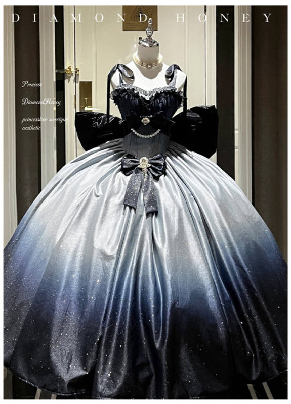 Diamond Honey the Galaxy Formal Dress and Tailing