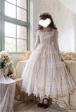 Think Fly Pleated Heart Dot Yarn Lolita underskirt