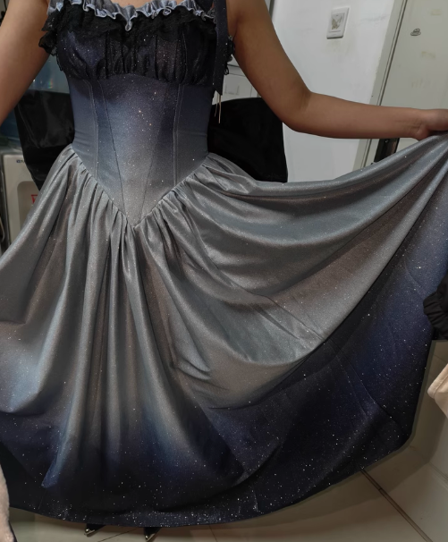 Diamond Honey the Galaxy Formal Dress and Tailing