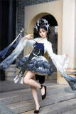 Magpie Embroidery Applique Lolita Jumper Dress and Short Coat