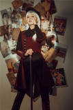 Princess Chronicles Red and Black Vintage Ouji Lolita Trousers