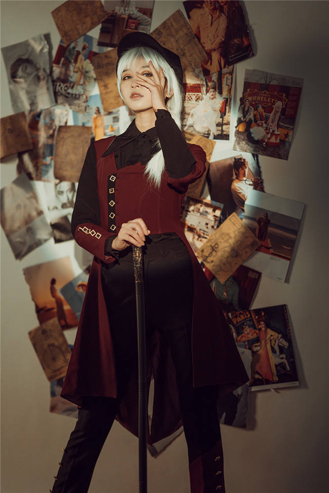 Princess Chronicles Red and Black Vintage Trousers Ouji Fashion