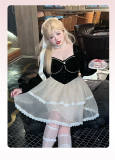 Hard Candy Velvet Bodice Puffy Dress