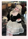 Hard Candy Velvet Bodice Puffy Dress