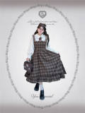 Hard Candy Plus Size Fake Two-piece Plaid Dress