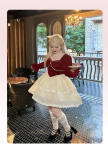 Hard Candy Velvet Bodice Puffy Dress