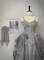 Silver Gray Jumper Dress and Skirt