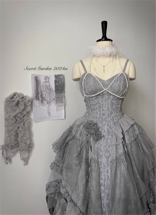 The God of Mountains Lolita Jumper Dress and Skirt