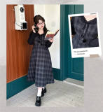 Hard Candy Plus Size Fake Two-piece Plaid Dress