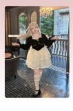 Hard Candy Velvet Bodice Puffy Dress