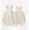 Beige Jumper Dress and Skirt