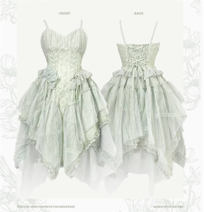 The God of Mountains Lolita Jumper Dress and Skirt