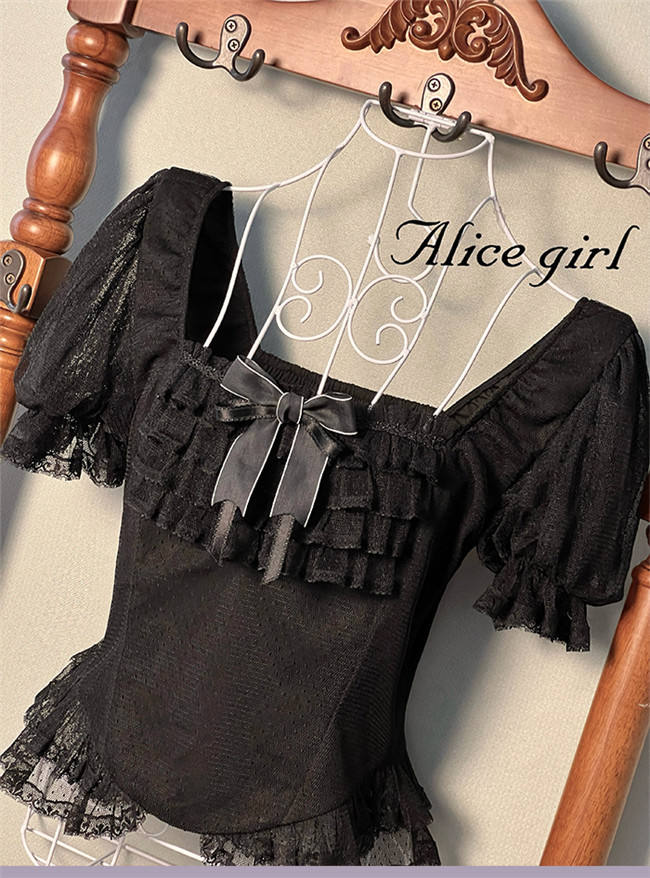 Alice Girl Morning Fog Lolita Blouse