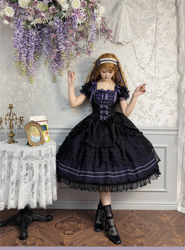 Alice Girl Morning Fog Classic Lolita Dress One Piece