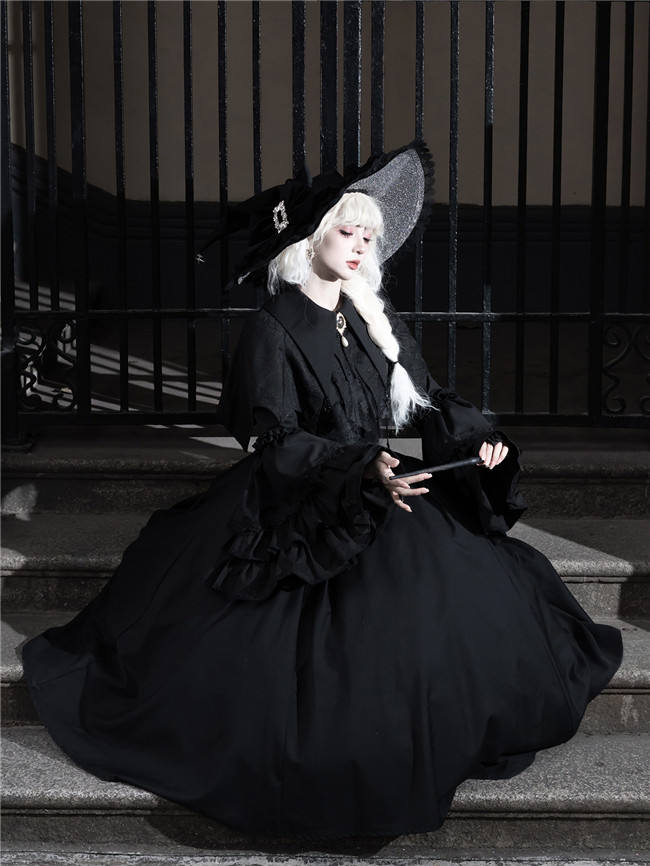 The Muppet Handmade Dark Gothic Witch Hat