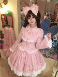 Spring Snow Doll Lolita Skirt, Coat and Headbow