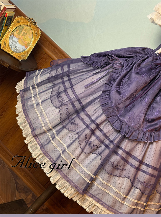 Alice Girl Morning Fog Classic Lolita Dress One Piece - My Lolita