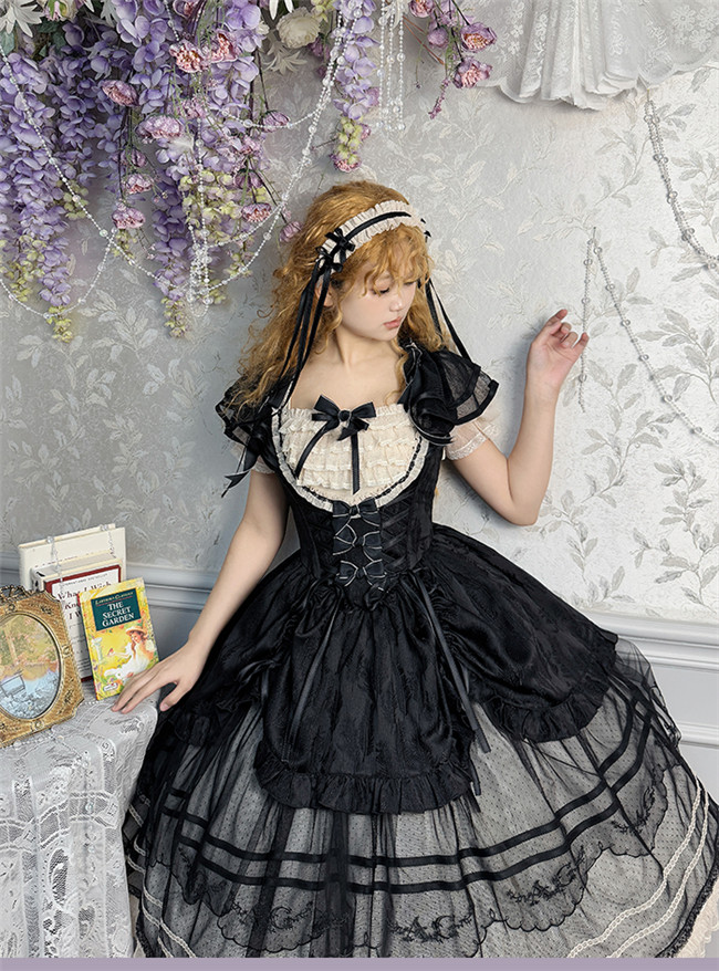 Alice Girl Morning Fog Classic Lolita Dress One Piece - My Lolita